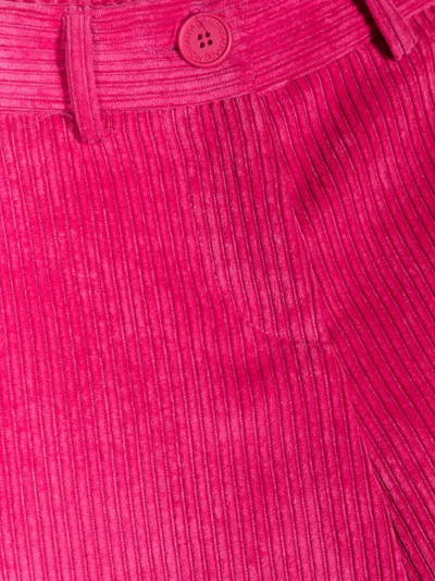 Monnalisa Dritto In Velluto Coste Larghe In Pink