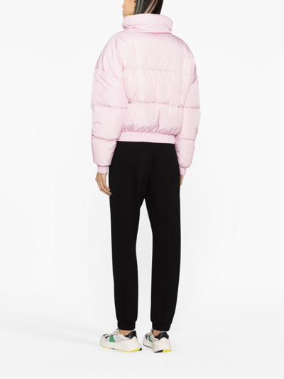 Msgm Cropped Fit Jacket In Pink