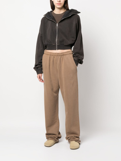 Entire Studios Stand-up Collar Zip-up Hoodie In Black