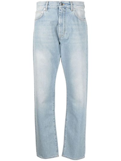 Loulou Studio Blue Wular Jeans In Blue