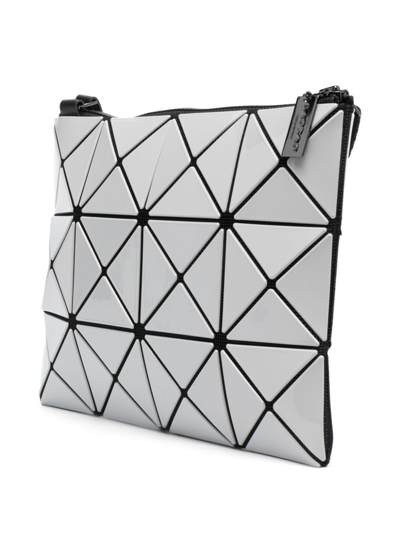 Shop Bao Bao Issey Miyake Lucent Geometric-panelled Shoulder Bag In Grey