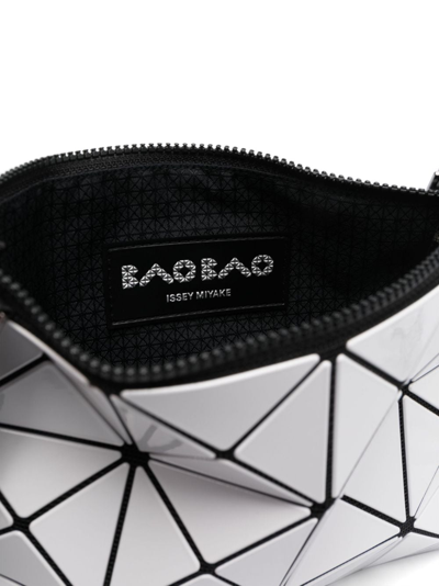 Shop Bao Bao Issey Miyake Lucent Geometric-panelled Shoulder Bag In Grey