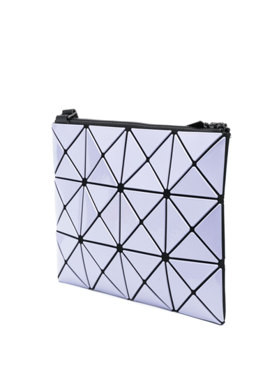 Shop Bao Bao Issey Miyake Lucent Geometric-panelled Shoulder Bag In 77 Light Blue
