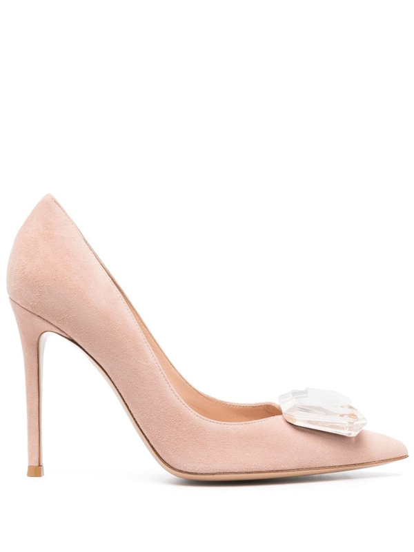 Jaipur 105 embellished leather pumps