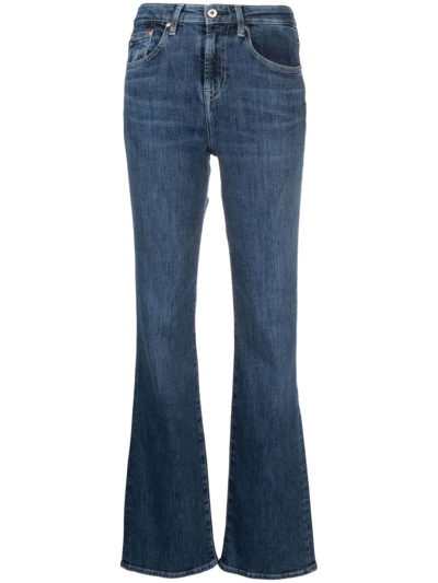 Shop Ag Sophie Bootcut Jeans In Blue