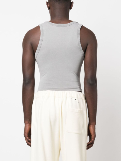 Shop Entire Studios Scoop-neck Tank Top In Grey