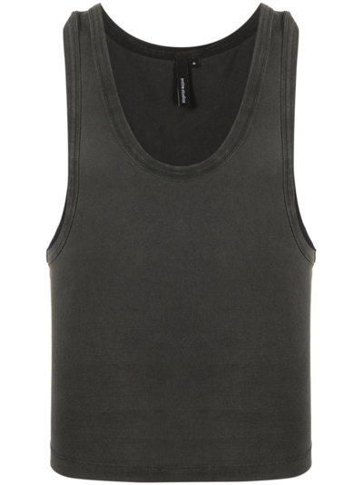 Shop Entire Studios Faded-effect Tank Top In Black