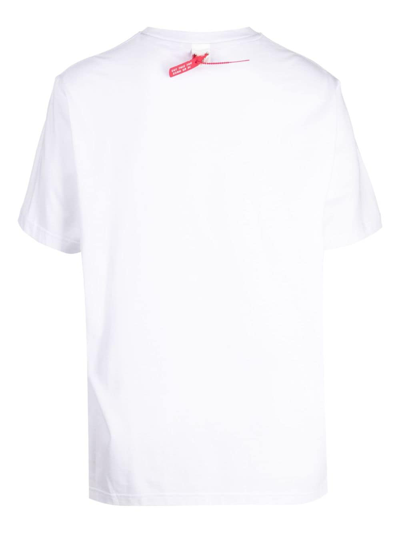 Mostly Heard Rarely Seen 8-bit Sneaker-print Cotton T-shirt In White