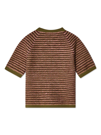 Shop Eckhaus Latta Amoretto Square-neck T-shirt In Multicolour