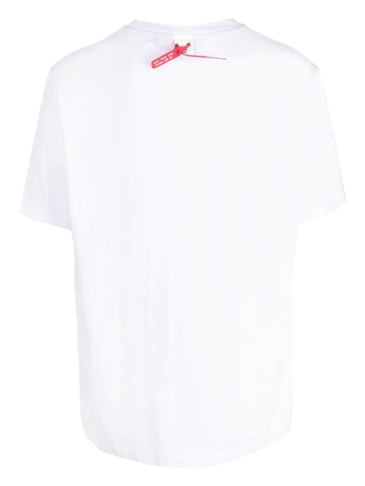 Mostly Heard Rarely Seen 8-bit Graphic-print Short-sleeve T-shirt In White