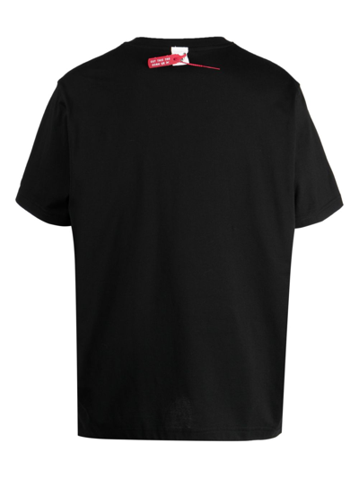 Mostly Heard Rarely Seen 8-bit Graphic-print Cotton T-shirt In Black