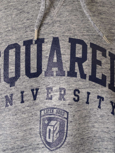 Shop Dsquared2 Hooded Sweatshirt In Grey