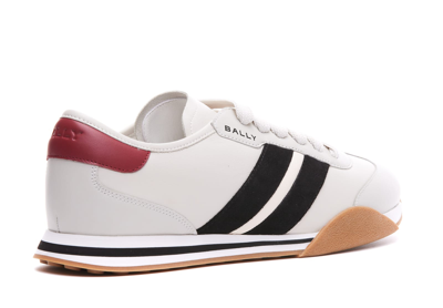 Shop Bally Stewy Sneakers In White