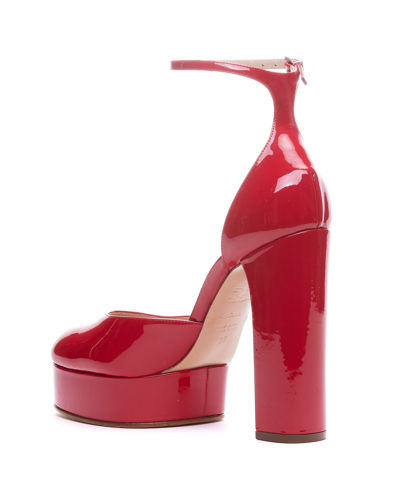 Shop Casadei Betty Pumps In Red