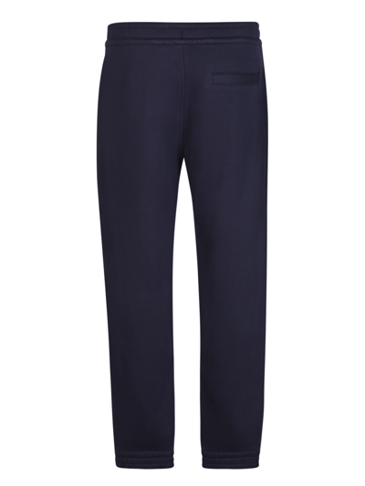 Shop Burberry Jogger Trousers In Blue