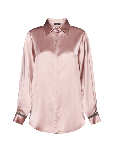 Shop Fabiana Filippi Shirt In Rosa Medio