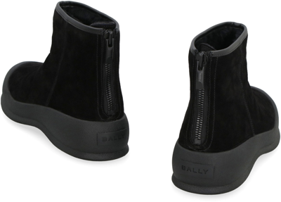 Shop Bally Suede Ankle Boots Carsey In Black