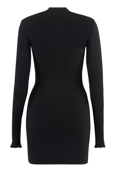 Shop Philosophy Di Lorenzo Serafini Cut-out Detail Sweater Dress In Black