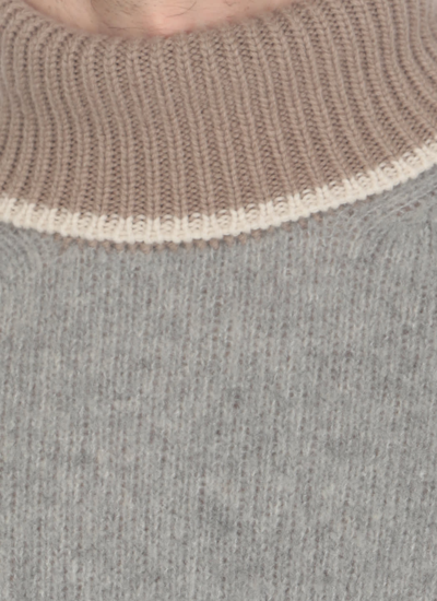 Shop Peserico Wool And Cashmere Sweater In Grey