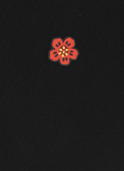 Shop Kenzo Boke Flower Cardigan In Black