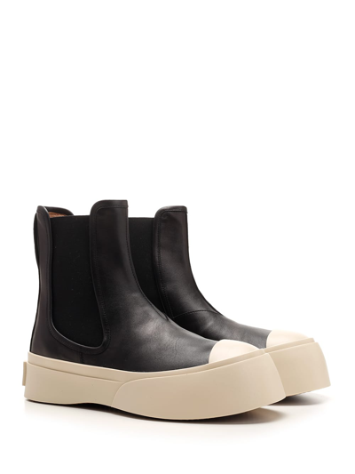 Shop Marni Pablo Slip-on Boot In Black