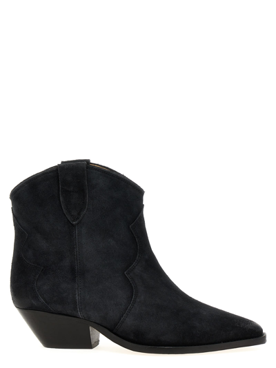 Shop Isabel Marant Dewina Ankle Boots In Black