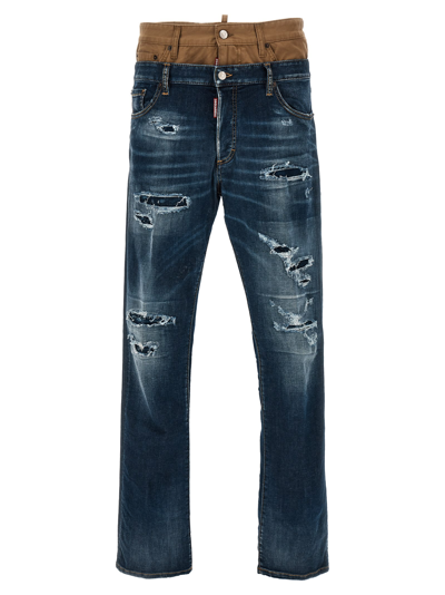 Dsquared2 Skinny Twin Pack Jeans In Blue