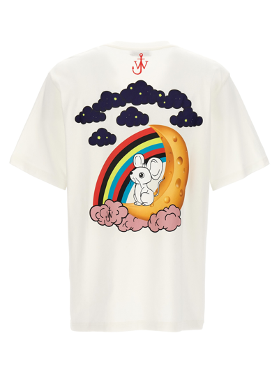 Shop Jw Anderson I Dream Of Cheese T-shirt In White