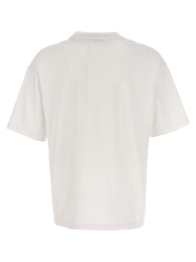 Shop Kiton Logo Embroidery T-shirt In White