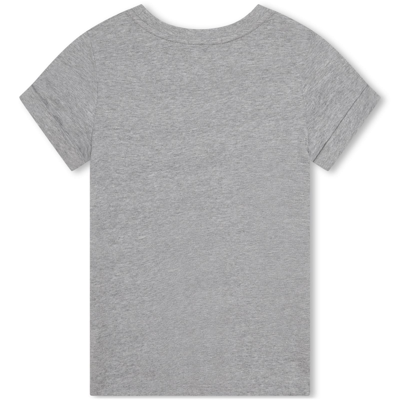 Shop Chloé Logo T-shirt In Gray