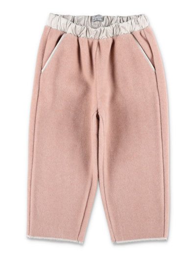 Shop Il Gufo Pants Pile In Pink
