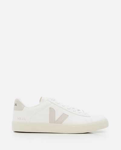 Shop Veja Chromefree Leather Campo Sneakers In White