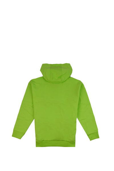 Shop Versace Hoodie With Logo In Green
