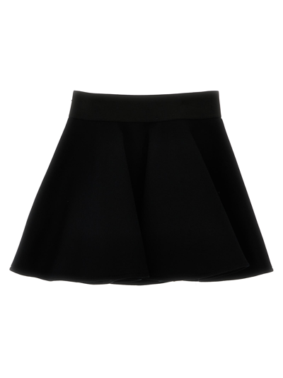 Shop Dolce & Gabbana Logo Skirt In Black