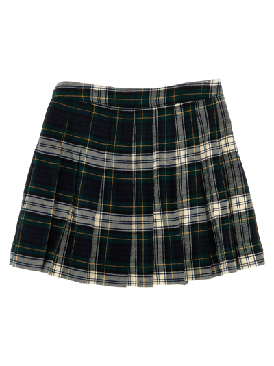 Shop Polo Ralph Lauren Check Skirt In Multicolor