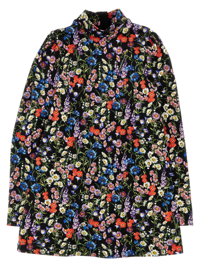 Shop Dolce & Gabbana Fiori Di Campo Dress In Multicolor
