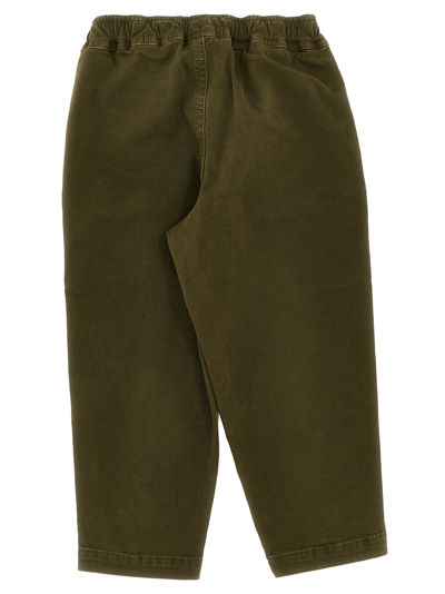 Shop Il Gufo Cotton Pants In Green