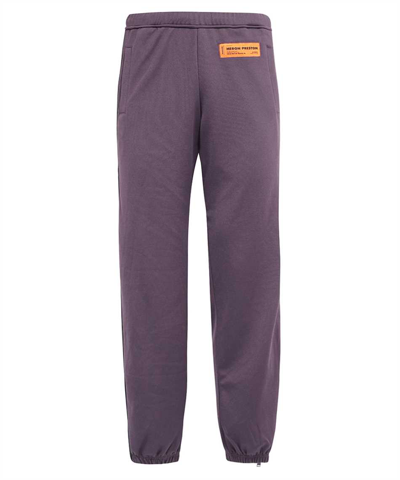 Shop Heron Preston Logo Track Trousers In Purple