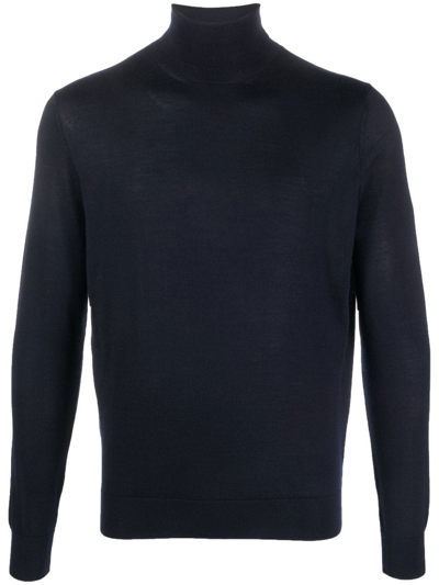 Shop Colombo Cashmere High-neck Sweater In Blue