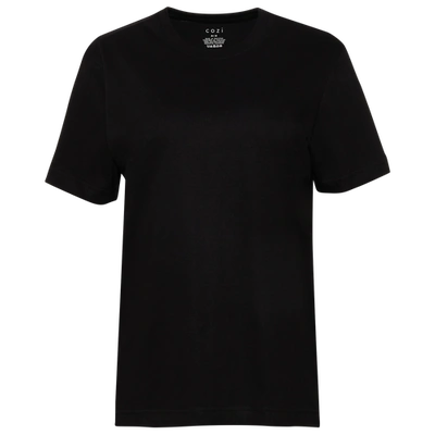 Shop Cozi Womens  Everyday T-shirt In Black