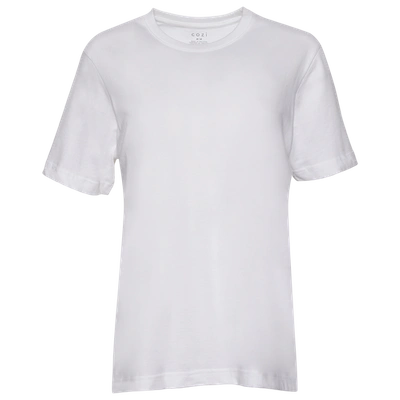 Shop Cozi Womens  Everyday T-shirt In White/white