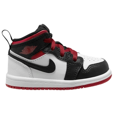 Shop Jordan Boys  Aj 1 Mid In Gym Red/white/black