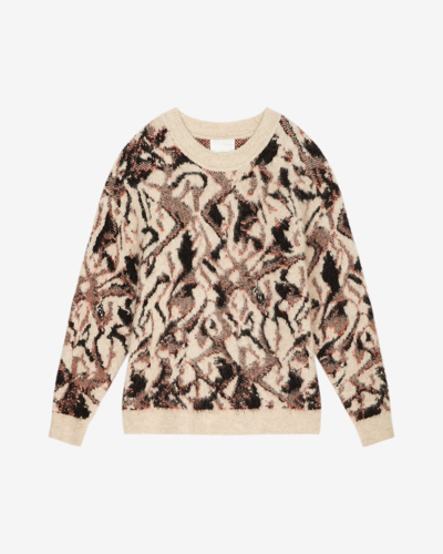 Shop Isabel Marant Farell Alpaca Sweater In Orange
