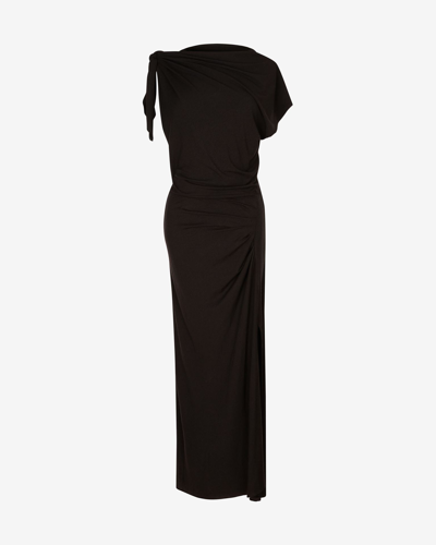 Shop Isabel Marant Étoile Naerys Dress In Black