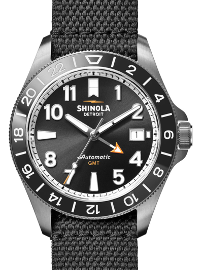 Shinola The Monster Gmt 40mm In Black