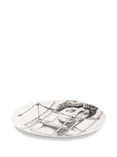 Fornasetti Tema E Variazioni N200 Wall Plate In White