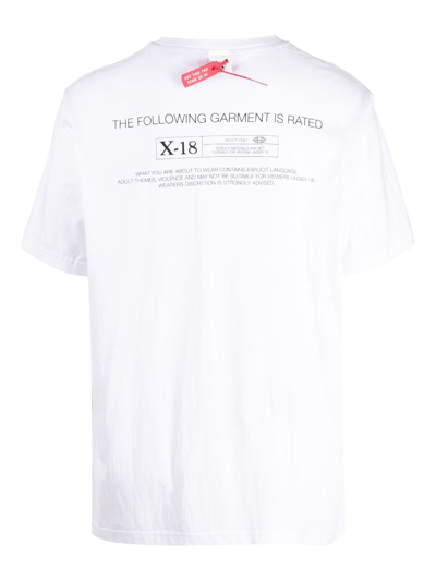 Mostly Heard Rarely Seen 8-bit Graphic-print Cotton T-shirt In White