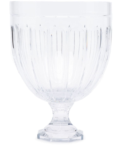 Shop Ralph Lauren Coraline Faceted Vase (33,7cm) In Neutrals