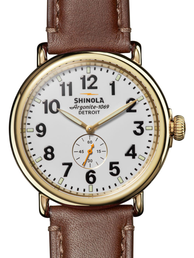 Shop Shinola The Runwell 47mm In White