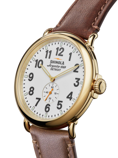 Shop Shinola The Runwell 47mm In White